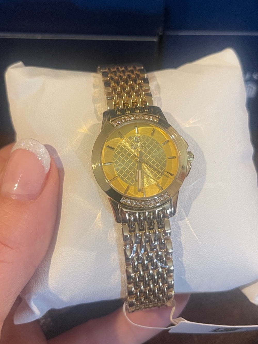 Women’s Gold Dial Stainless Steel Watch MPW-0215